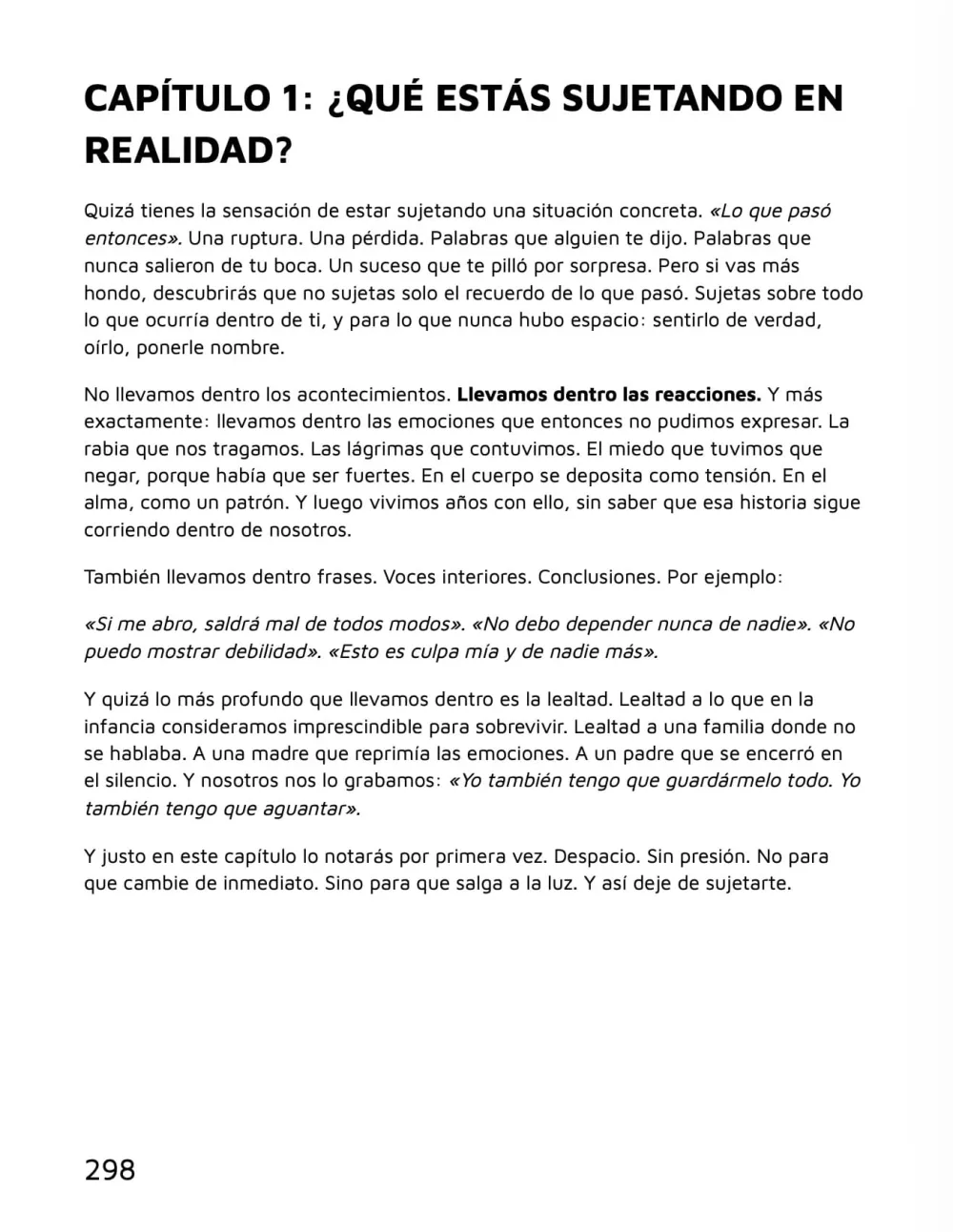 Larga o que te destrói — caderno de trabalho, Capítulo 1: o que estás realmente a segurar?, página 298