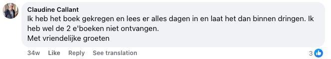 Comentário de Claudine