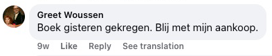 Comentário de Greet