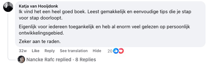 Comentário de Katja