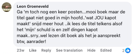 Comentário de Leon Groeneveld