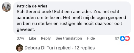 Comentário de Patricia de Vries