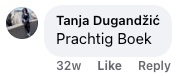 Comentário de Tanja Dugandzic
