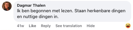 Comentário de Dagmar Thalen